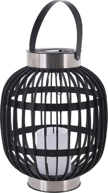 Home & Styling - Solar buitenlamp lantaarn  - LED windlicht kaars