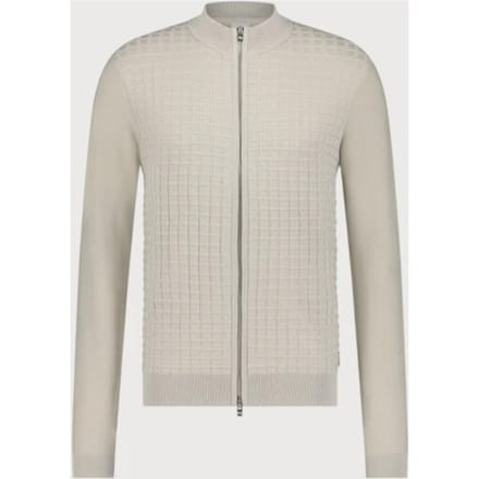 Blue Industry Structuur gebreid rits vest |