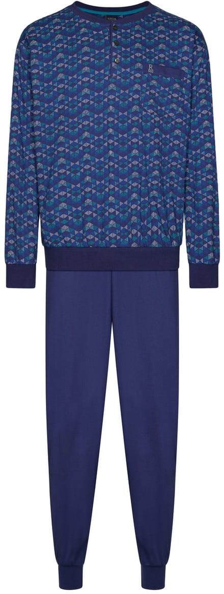 Robson - Pyjama - Katoen - Blauw - Maat 48