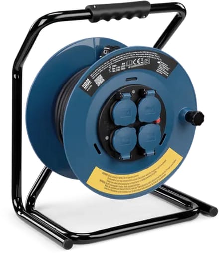 25 Meter Kabelhaspel H07RN-F – 3G1.5 mm2