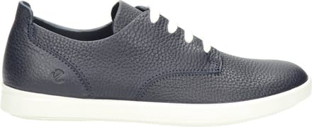 Ecco Leisure dames veterschoen - Blauw wit - Maat 38