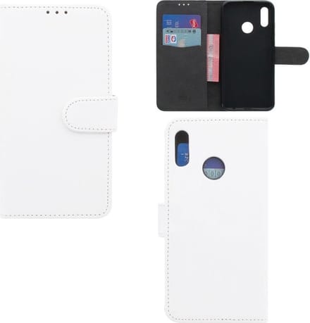 Honor 10 Lite Telefoonhoesje Wit met Pasjeshouder