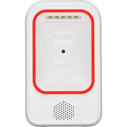 Barcode Scanner 1D 2D 2.4G BT Bekabeld Handsfree Stabiele QR Code Scanner voor Supermarkt Magazijn white