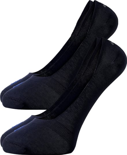 Burlington Everyday invisible herensokken (2-pack) - katoen - marine blauw