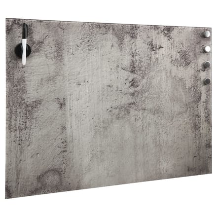 vidaXL - Magneetbord - wandmontage - 50x30 - cm - glas
