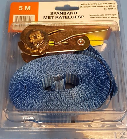 Spanband met ratelgesp