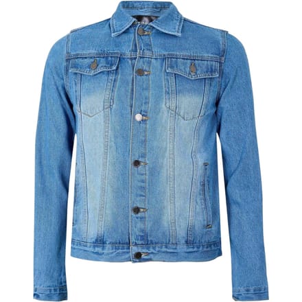 Criminal Damage Heren denim jasje (Blauw)