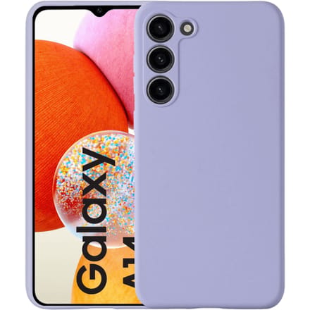 CaseBody Samsung A14 Frosted Hoesje Paars