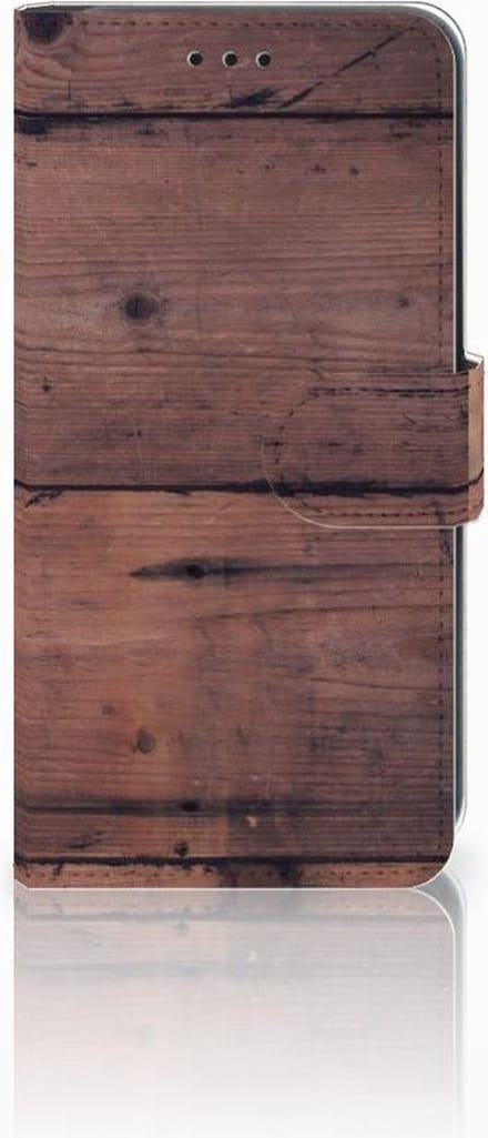 Xiaomi Mi A2 Lite Book Style Case Old Wood