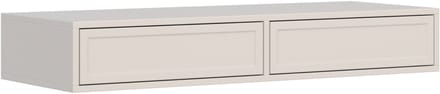 Selsey VELVETO – Kaptafel met lades, kasjmierbeige, 110 cm