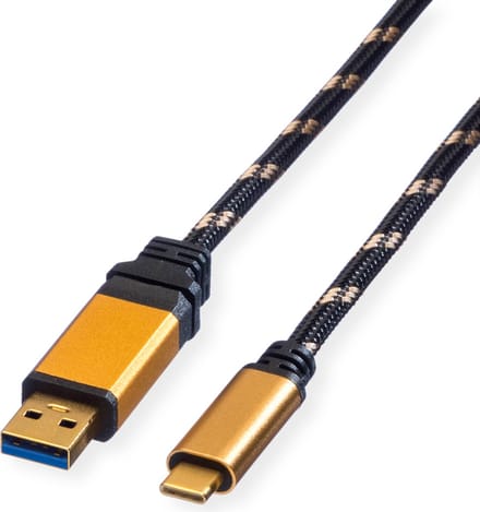 ROLINE GOLD USB 3.2 Gen 1 kabel, A-C, M/M, 0,5 m