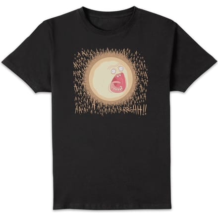 Rick and Morty Screaming Sun T-shirt - Zwart - S
