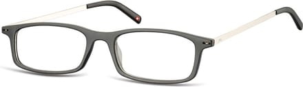 Montana Eyewear MR53 platte leesbril +3.50 zwart in hardcase
