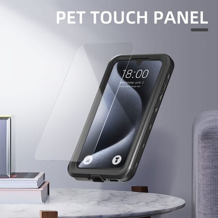 Redpepper Dot Plus Waterproof Backcover geschikt voor Samsung Galaxy A35 - Zwart