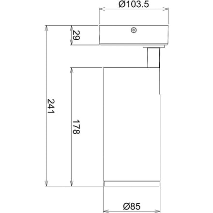 Deko-Light LED plafondspot Lucea, verstelbaar, 15 W wit