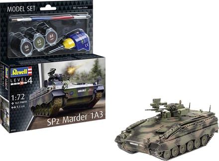 Revell Modelbouwpakket Militaire voertuigen - 63326 Spz Marder 1A3 - Model Set Plastic - 1:72 - Modelbouw