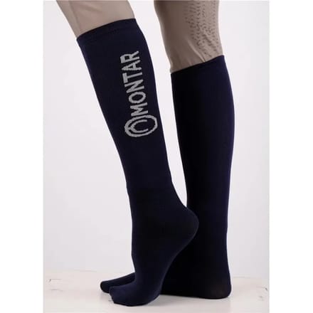 Paar nylon rijsokken Montar (x3)