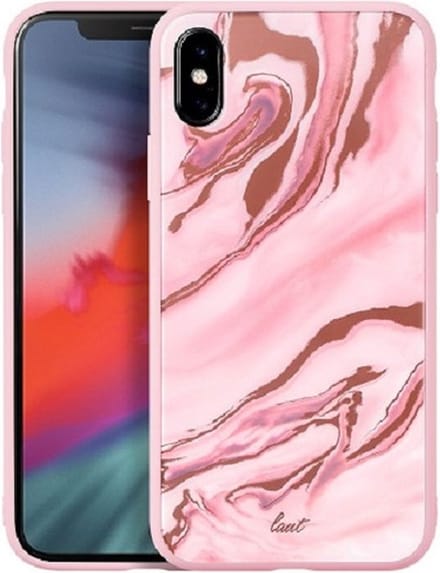 LAUT Mineral Glass iPhone Xs Pink