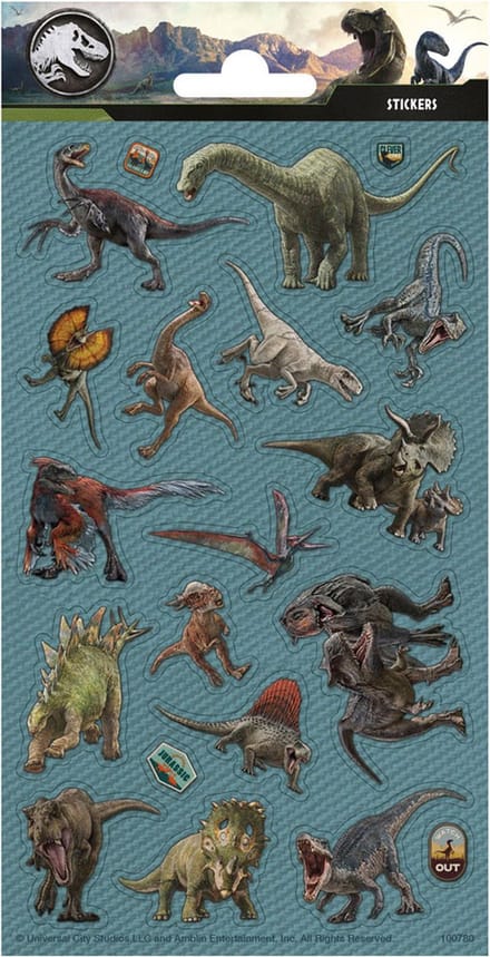 Totum Stickervel Jurassic World