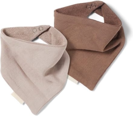 Acile badstof slab 2-pack-Cobblestone / Cappuccino