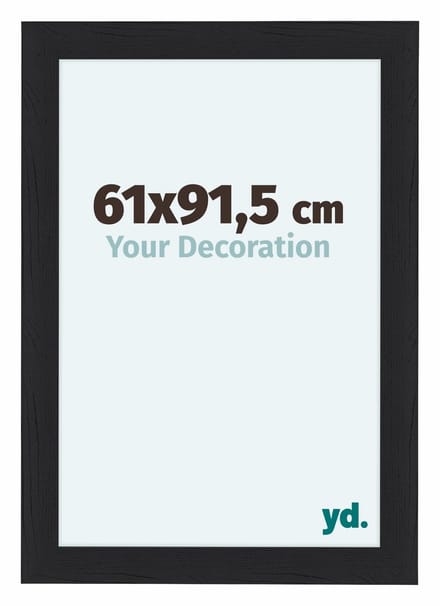 Your Decoration - Fotolijst 61x91,5 cm - MDF - Zwart Houtnerf - Como