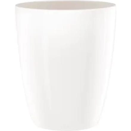 Elho Bloempot Brussels Diamond - Kunststof - Wit - Diam.12,5xh16cm