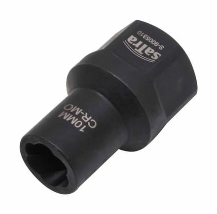 Dopsleutel 10mm voor beschadigde schroeven, 3/8" aandrijving