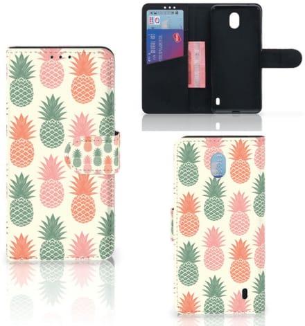 Nokia 1 Plus Book Cover Ananas