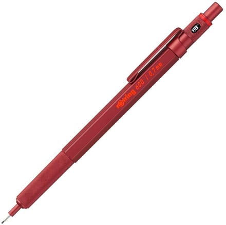 rOtring 600-vulpotlood - 0,7 mm - Rode behuizing