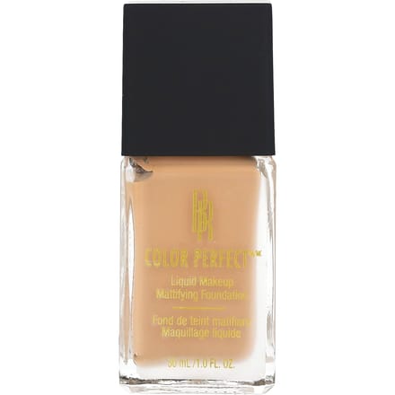 Color Perfect, Vloeibare Make-up Matterende Foundation, 8411 Butterscotch, 30ml(1 fl oz) black