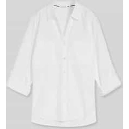 Tom Tailor - Blouse met borstzakjes - Maat 36 - White