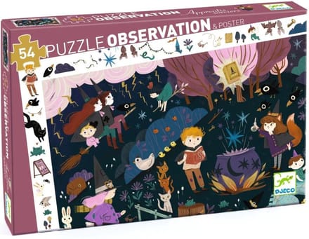 DJECO observatie puzzel sorcerers apprentices 4 jr+/ 54 stks