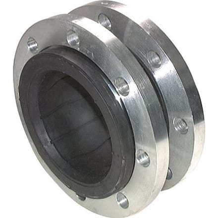 Compacte Flensrubber Expansieverbinding DN80-PN16 (Max 10 Bar) EPDM