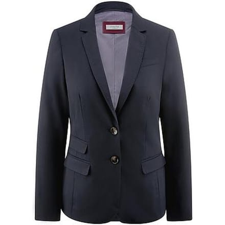 Blazer bi-elastisch materiaal Van Peter Hahn blauw