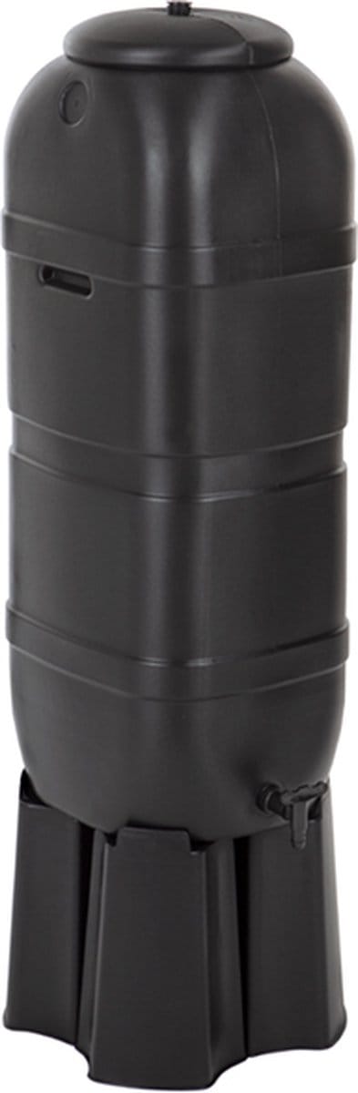 Practo in Garden - Regenton classic 100l met accessoires COMPLEET - zwart