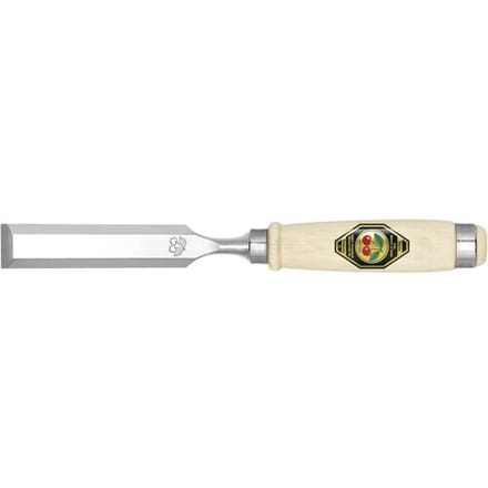 Kirschen Steekbeitel snedeb. 4mm + 2 stalen klemgereedsch. heft van wit beukenhout Ulm vo