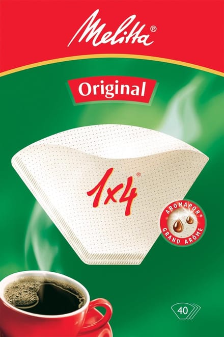Melitta koffiefilter 1 x 4, pak van 40 stuks 18 stuks