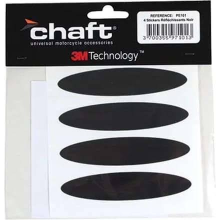 4 reflecterende stickers Chaft