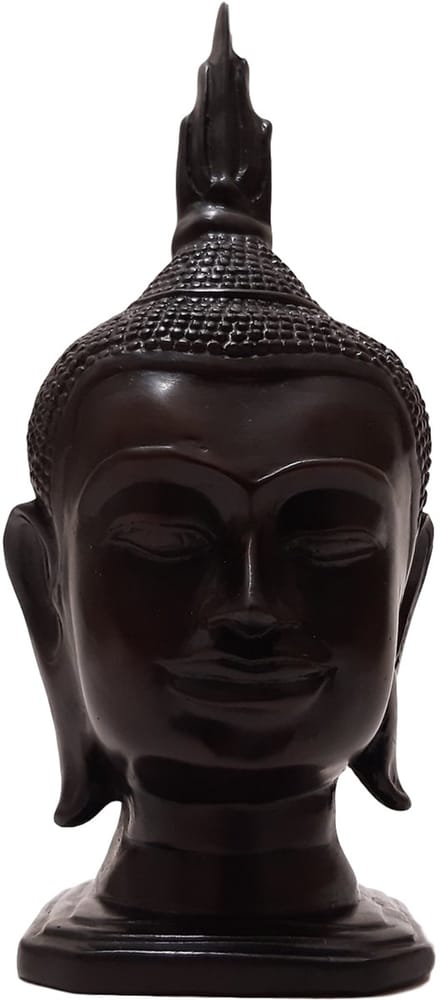 Boeddha Beeld Bruin U-Tong 24 cm - Boeddha Hoofd | GerichteKeuze