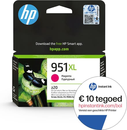 HP 951XL - Inktcartridge Magenta + Instant Ink tegoed