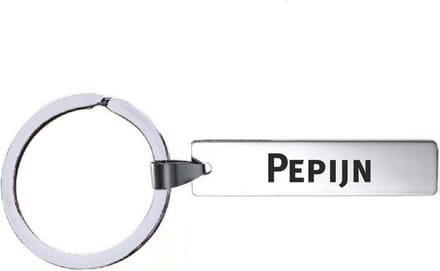 Sleutelhanger Met Naam - Pepijn - RVS