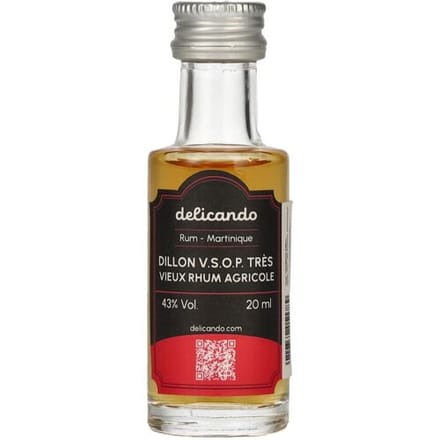Dillon rum Dillon V.S.O.P. Très Vieux Rhum Agricole 43% Vol. 0,02l