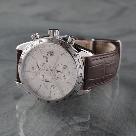 Festina Chronograph horloge F16760/1 - 44 mm - Bruin