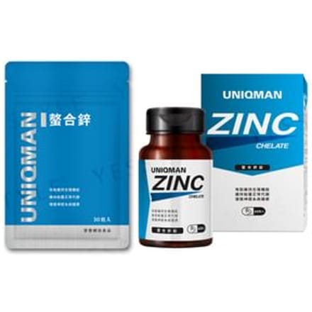 Uniqman Chelated Zinc Tablet 60 tablets