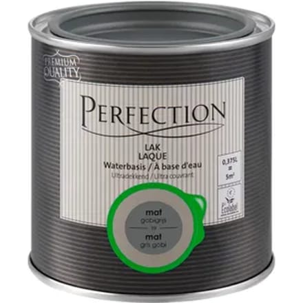 Perfection Houtlak Ultradekkend - Mat - Gobigrijs - 375ml