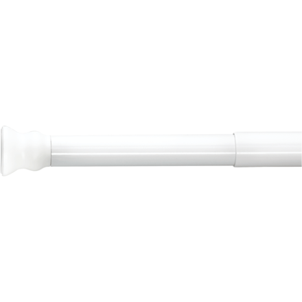 RIDDER Telescopische stang voor douchegordijn 70-115 cm (wit)