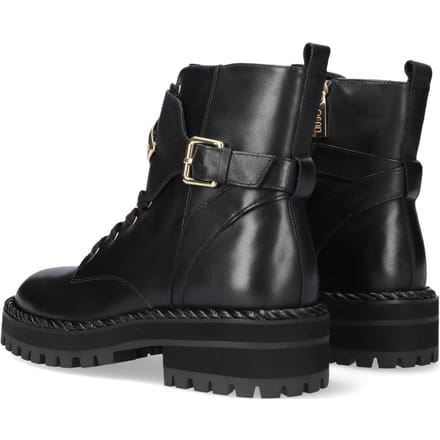 Liu Jo Pink 127 Biker Calf Dames Veterboots - 38 - Zwart