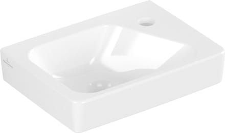 Villeroy & Boch Architectura - Wastafel 36x27 cm, met overloop, kraangat rechts, alpine wit 43863601