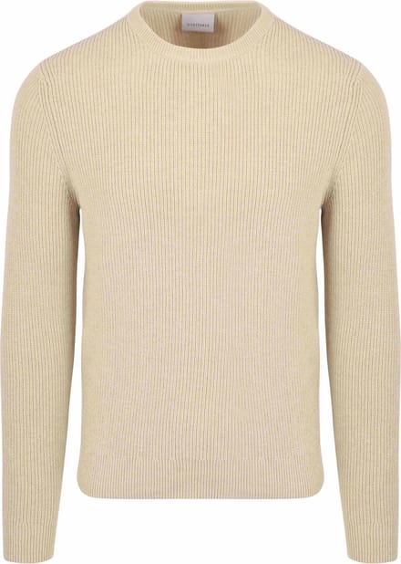 Suitable Trui Wol Blend Ecru - Maat XL - Heren - Sweater