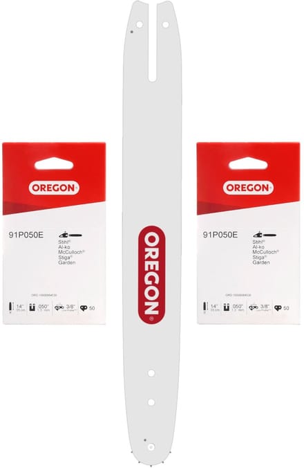 Oregon combi-geleiderail + 2x zaagketting 35 cm 3/8"1,3 mm 50 TG ( 543482 )